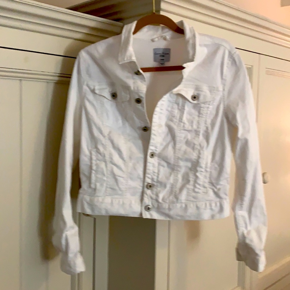 White Jean jacket
